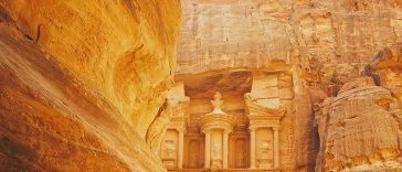Le trésor de Pétra, en Jordanie.