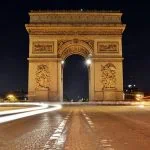 Arc de Triomphe, Paris, France.