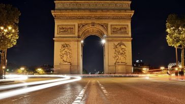 Arc de Triomphe, Paris, France.