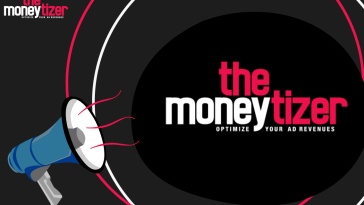 Le logo Money Tizer avec un mégaphone.